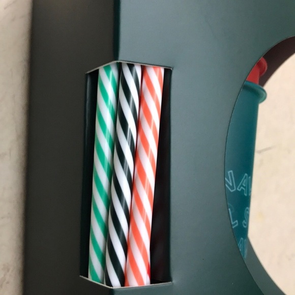 Starbucks holiday reusable cold cup set of 5 - Picture 2 of 4